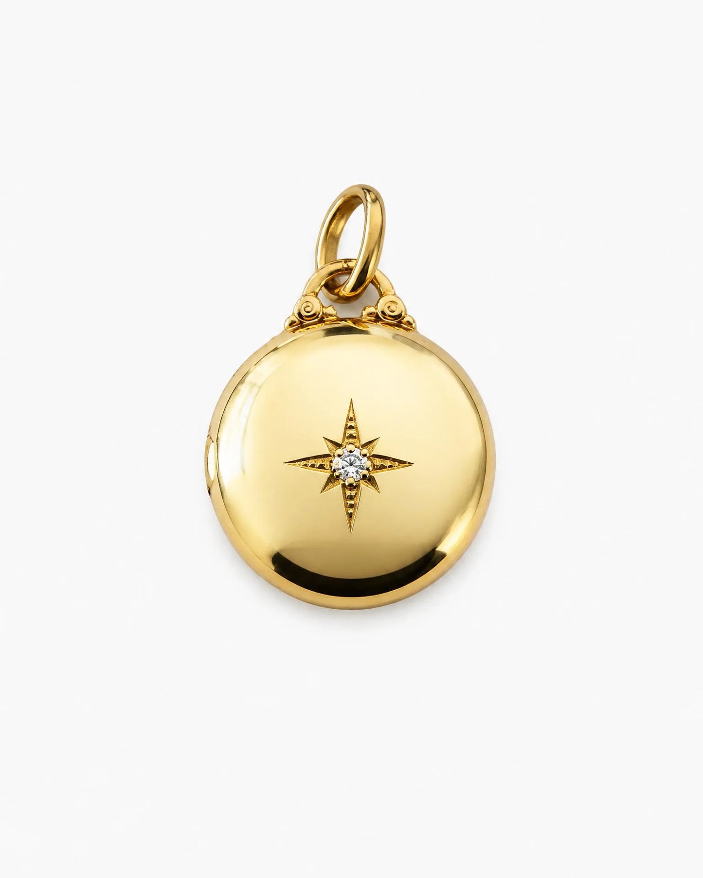 Star locket charm
