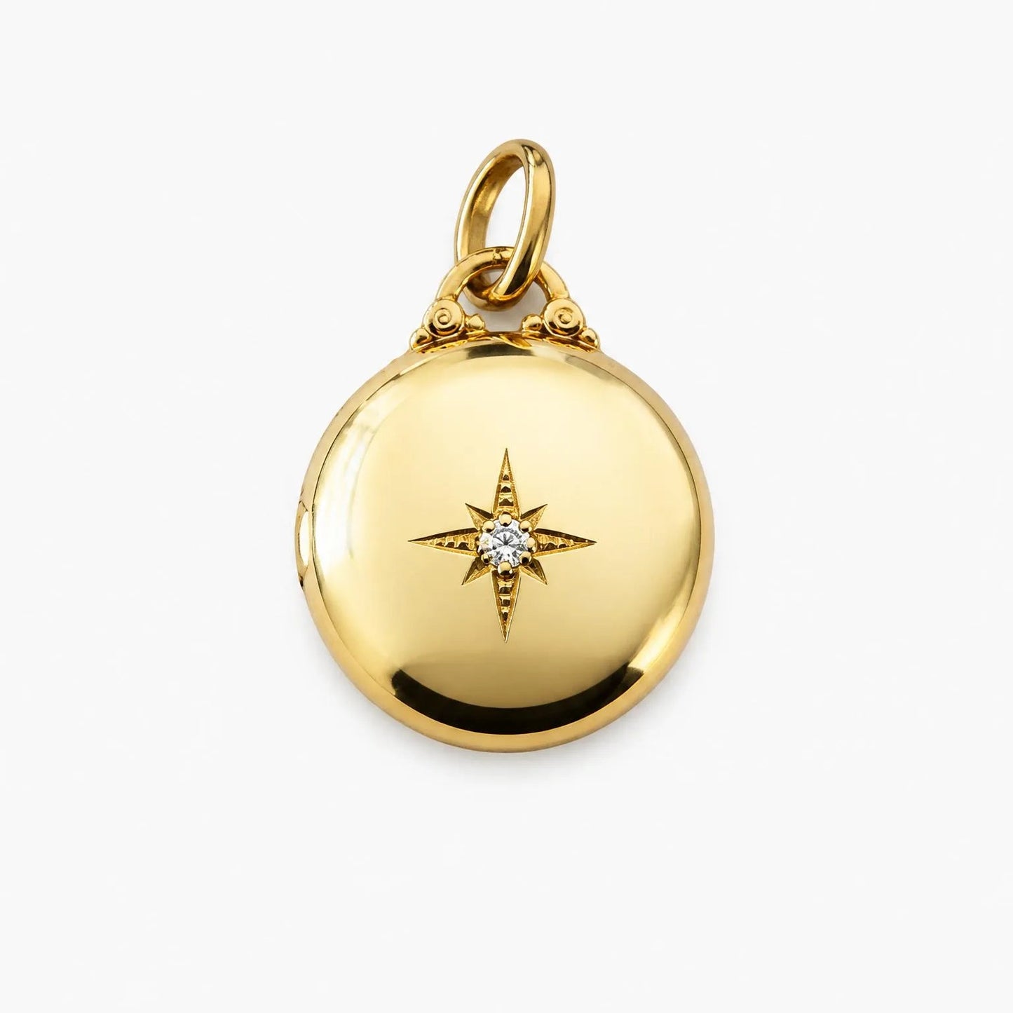Star locket charm