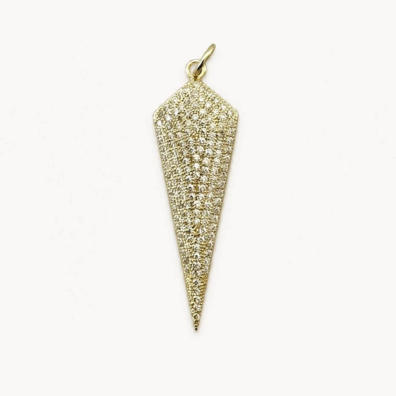Pavé dagger charm