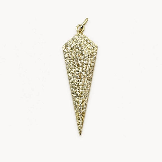 Pavé dagger charm
